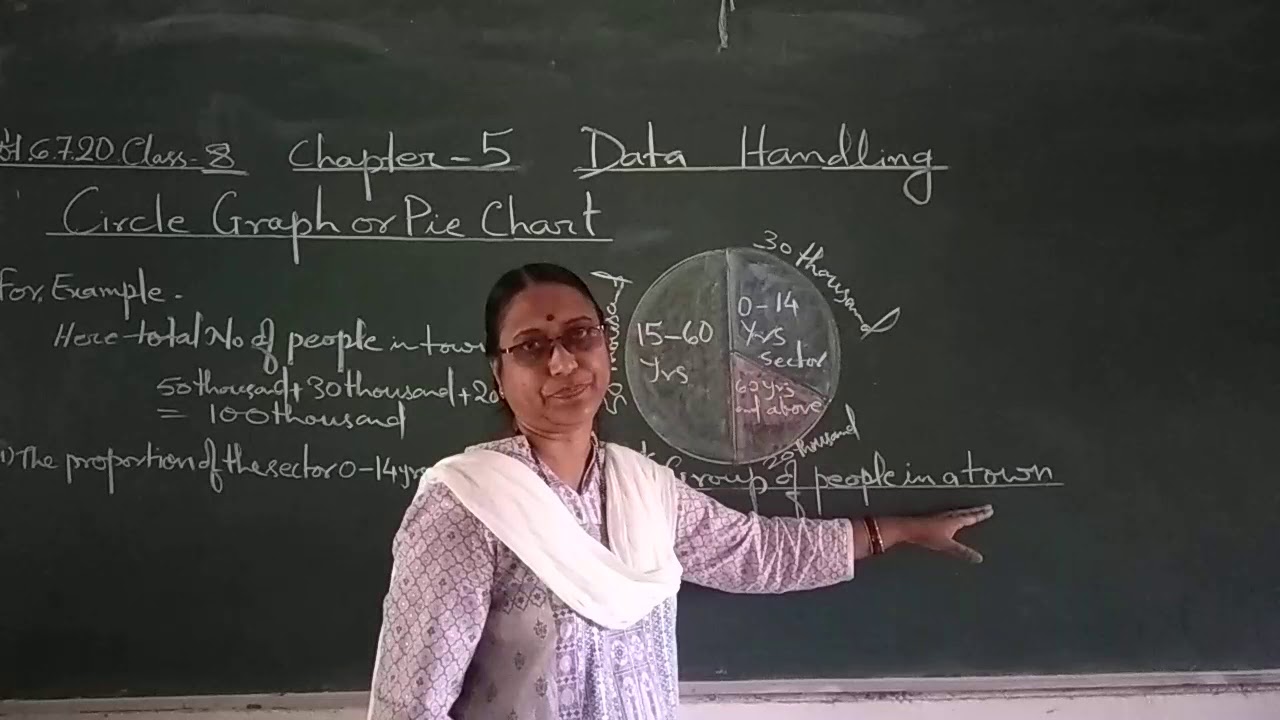 Class 8 chapter 5 Data Handling Topic- Circle Graph or Pie chart ...
