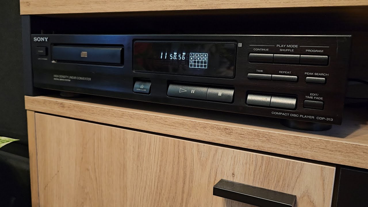 Sony CDP 313 CD lejátszó tisztítása, karbantartása