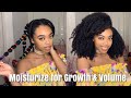 How to Moisturize 4C Natural Hair for GROWTH and VOLUME
