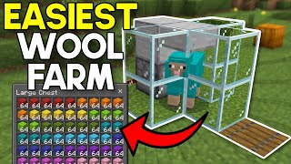 Easiest Wool Farm Minecraft 1.20