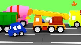 Let's build road trucks! - cartoon cars compilation! cartoons for kids
with 4 racing cars! the are building trucks and fixing roads!
childr...