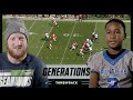 Will Dissly &amp; Ja&#39;Ray Brim React to Professional and Youth Football Tape | NFL Generations