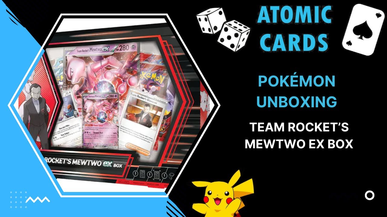 Pokémon Unboxing - Team Rocket's Mewtwo ex Box