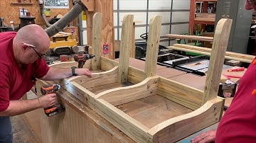Woodworking: Porch Swing with Metal Inlay