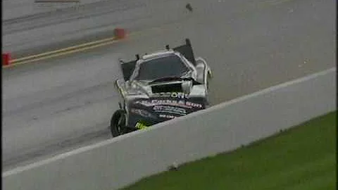 Jeff Diehl Header Breaks Crash Funny Car Qualifyin...