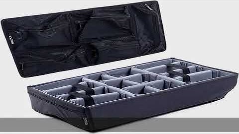 Pelican Color Case Harbor Freight Apache 5800 grey padded dividers, lid foam, & mesh lid organizer.