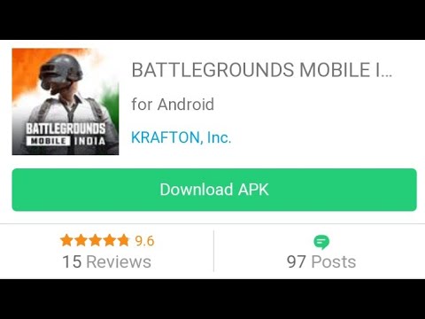 how to download battleground mobile india (BGMI) in apkpure by puneet