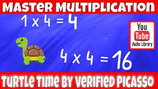 Musical Multiplication Mastery! 4x  Turtle Time by Verified Picasso