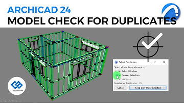 How to Check for Duplicates in Archicad 24