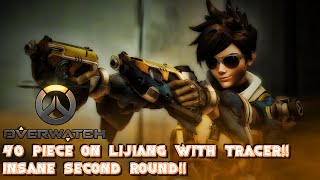 OVERWATCH: TRACER 42 ON LIJIANG TOWER!! INSANE SECOND ROUND!! COMPETITIVE 3-0