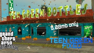 Teen Green Bottle Fixed Retextured | Gta San Andreas Android