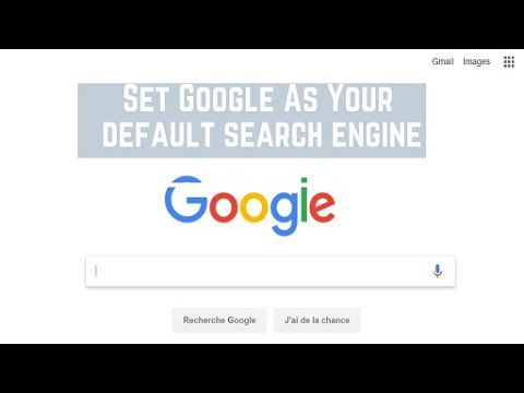 How To : Set default Search Engine in Chrome
