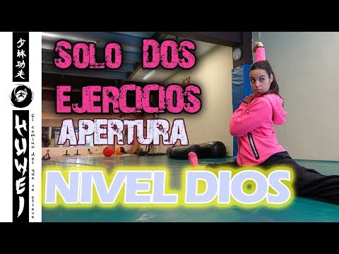 FLEXIBILIDAD APERTURA DE PIERNAS EN 2 EJERCICIOS