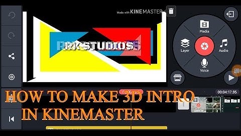 Create Easy & Fast Awesome 3D Title intro in Kinemaster | Tutorial | RK Studios