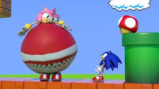 Sonic's Girlfriend Goes Super Size! 😂