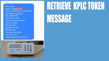 HOW TO RETRIEVE DELETED/LOST KPLC TOKEN MESSAGE*977# #KPLC