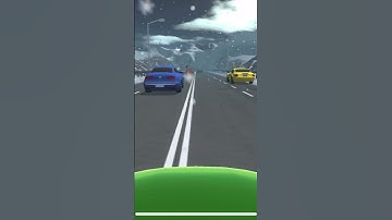Car racing close call 3D