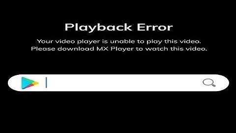 Playback error in mx player in pc | Mx player playback error in laptop | Mx player playback error