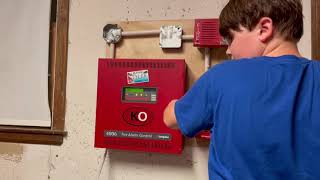 Fire Alarm System Test - Simplex 4100U Voice Evacuation Message