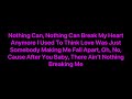 Natalie Jane Nothing Can Break My Heart Anymore Snippet Lyrics mp3