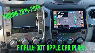 NEW Stereo in my 2014-2019 Toyota Tundra! Apple CarPlay in my SR5! #roadanvi