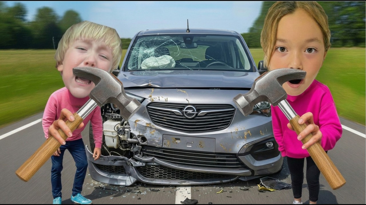 BUĞLEM BULUT KAZA OLDU ARABADA ASILI KALDI ‼️ BUĞLEM İLE BULUT ANNESİ BABASI KURTARDI !!