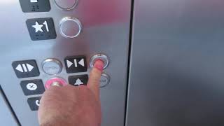 Kone Traction Parking Elevator At The Register (With NTX Sirenvators)