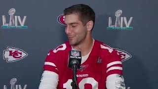 Jimmy Garoppolo On Where He Gets His Calm Demeanor From