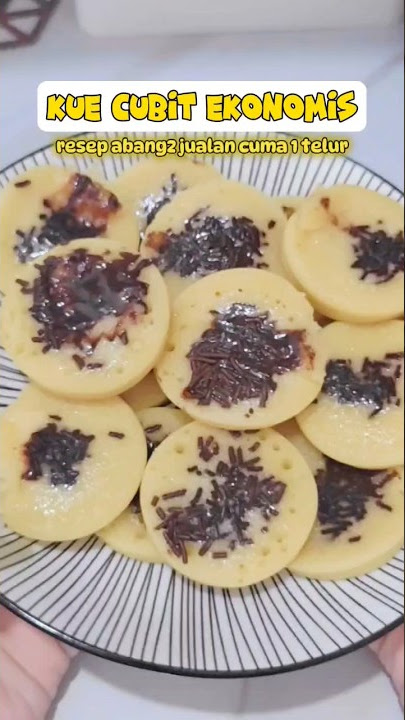 Kue Cubit Ekonomis 1 telur resep abang2 jualan 🤩