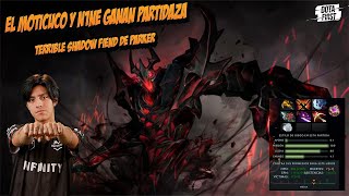 #GAMEPLAY #DOTA2 - ¡DE TERROR ESE SHADOW FIEND DE PARKER! PARTIDAZA JUNTO A N1NE