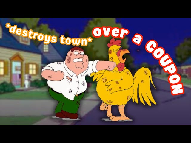 Peter Griffin Contre Le Poulet Family Guy: The First Chicken Fight