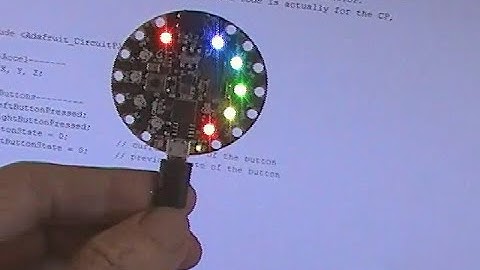 Circuit Playground Express, 8 Internal devices at once, Arduino IDE