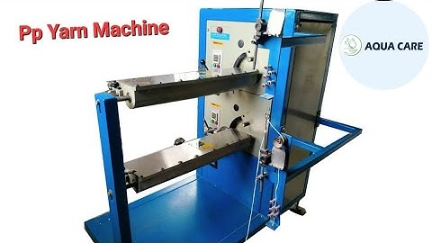 PP Wound Filter Cartridge Making Machine | PP String Filter Machine for RO Plants Aqua care