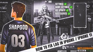 How To Fix Lag In IPhone 11 ? IPhone No Lag Gameplay Bgmi 😱 Settings,Tips & More