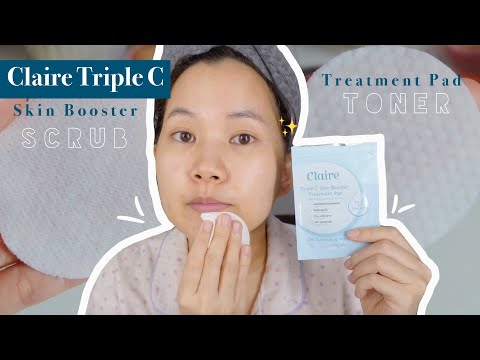 รีวิว Claire Triple C Booster Treatment Pad | Minimayy