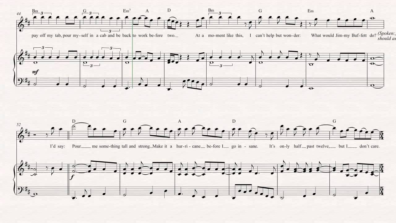 flute it s five o clock somewhere jimmy buffett sheet music
