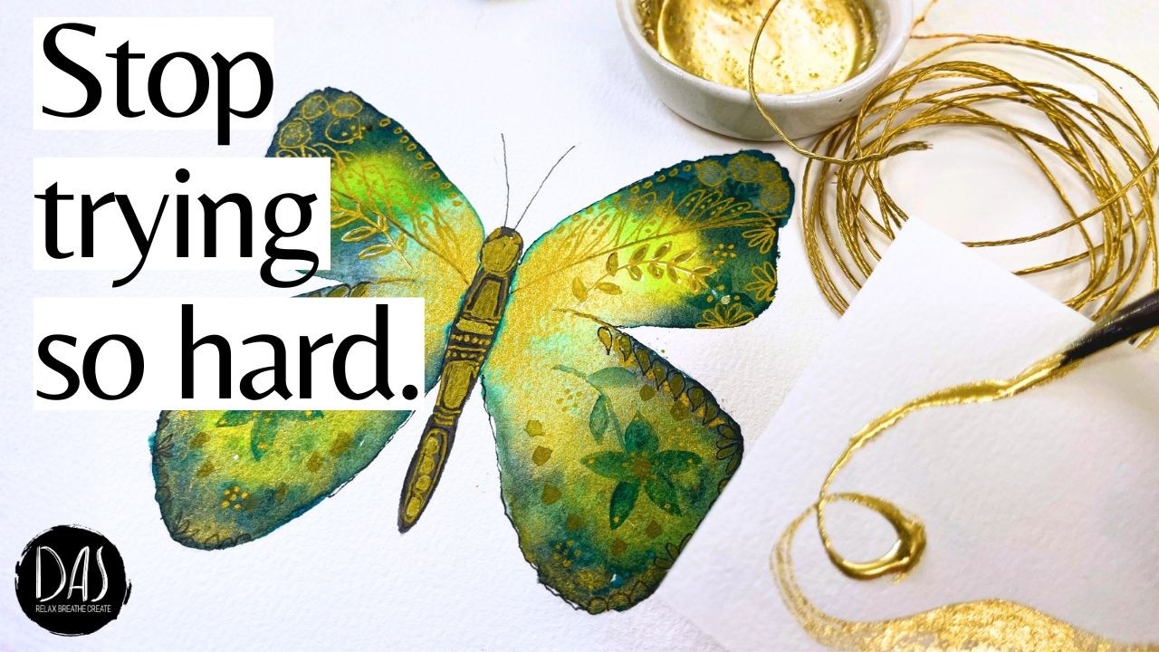 You’re not bad at watercolor. You’re trying too hard.