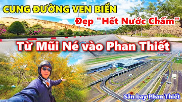 Cung Đường Ven Biển Đẹp "HẾT NƯỚC CHẤM" Từ Mũi Né Vào Phan Thiết | Mùa Hoa Tràm Sân Bay Phan Thiết