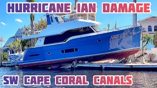 Hurricane Ian  Cape Coral Canal Tour