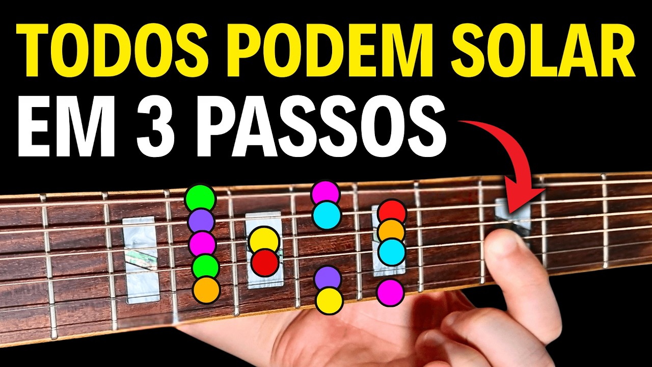 NÃO PRECISA DE TALENTO: Como solar BONITO no violão sendo INICIANTE