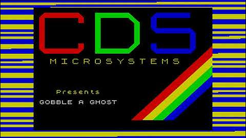 Jeremy Webb playing Gobble A Ghost by CDS Microsystems for the 16k Sinclair ZX Spectrum