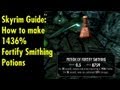 How to make +1436% Fortify Smithing Potions - Skyrim Guide