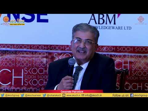 Dr Kishore Sansi, Former MD & CEO, Vijaya Bank at the 57th SKOCH Summit