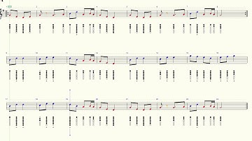Salmon Tails - Folk Song - Tin Whistle - Tab Tutorail