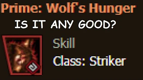 BDO Succ Striker Wolf Hunger Combo