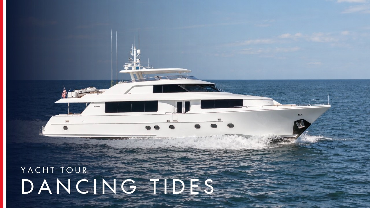 ⁣DANCING TIDES | 34m / 112' | Westport - Yacht for Sale