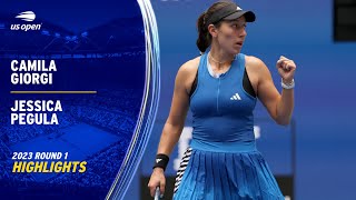 Camila Giorgi vs. Jessica Pegula Highlights | 2023 US Open Round 1