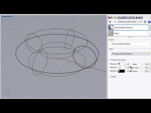 Rhino | Cycles - Quick Raytraced Blend Material setup - YouTube