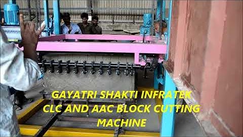 AAC and CLC  Wire Cutting Machine