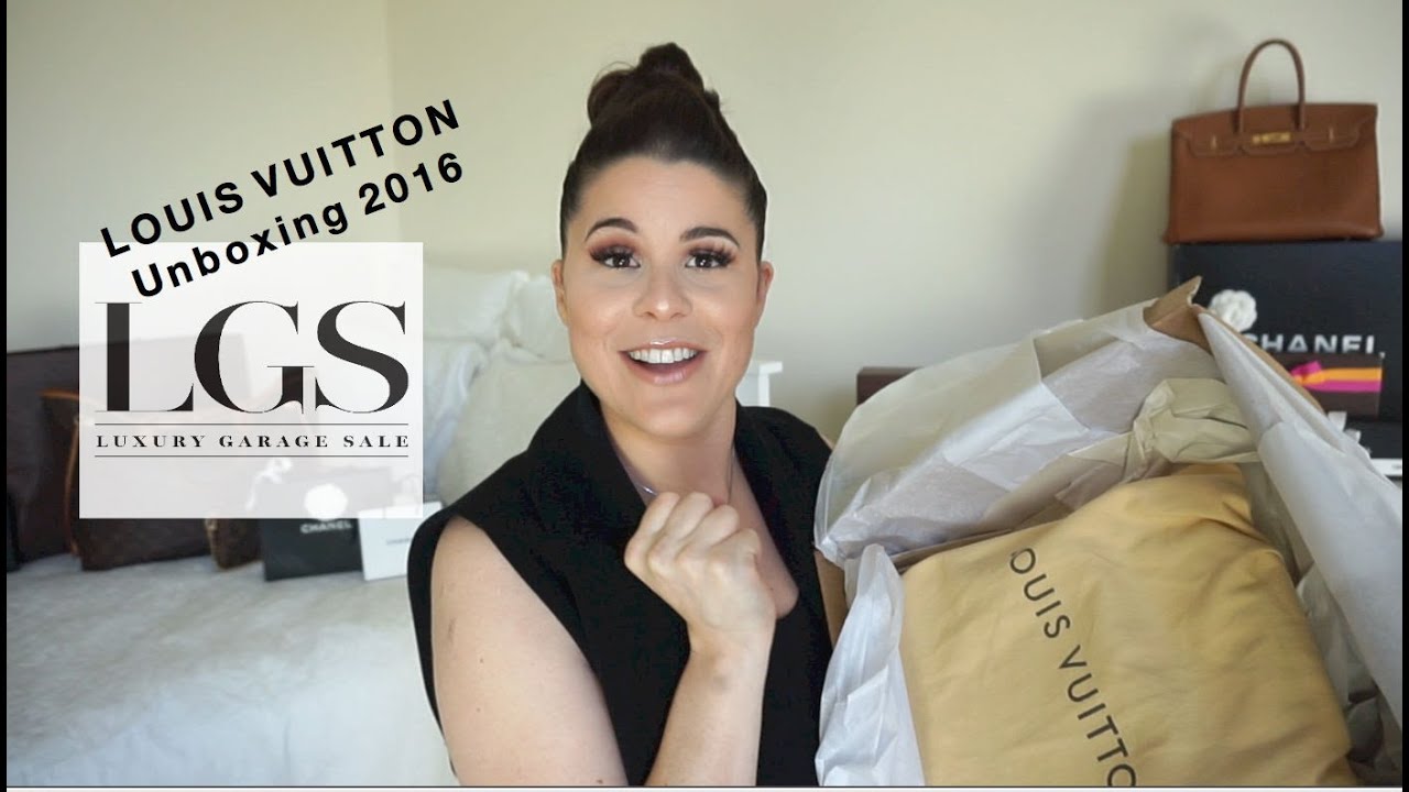 LOUIS VUITTON Unboxing 2016  Luxury Garage Sale 